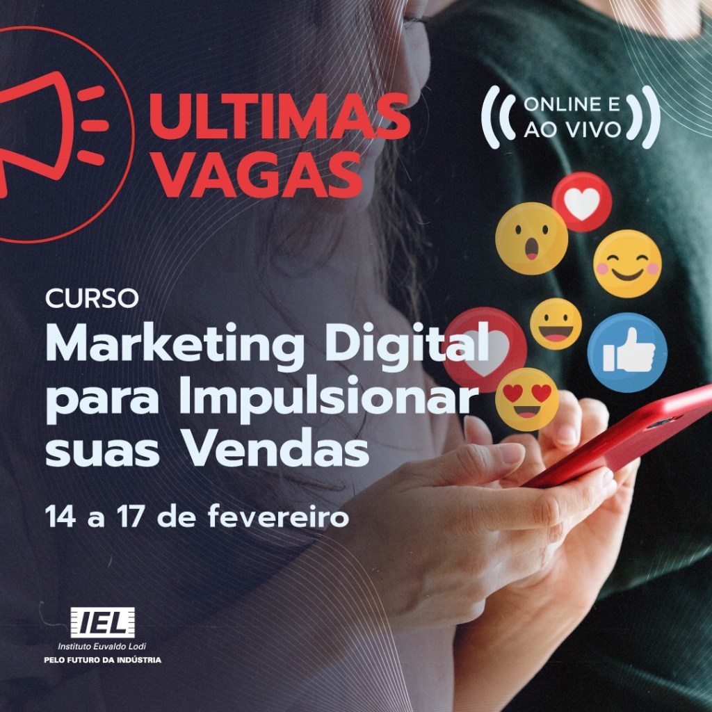 Curso ensina impulsionar vendas através do marketing&nbsp;digital