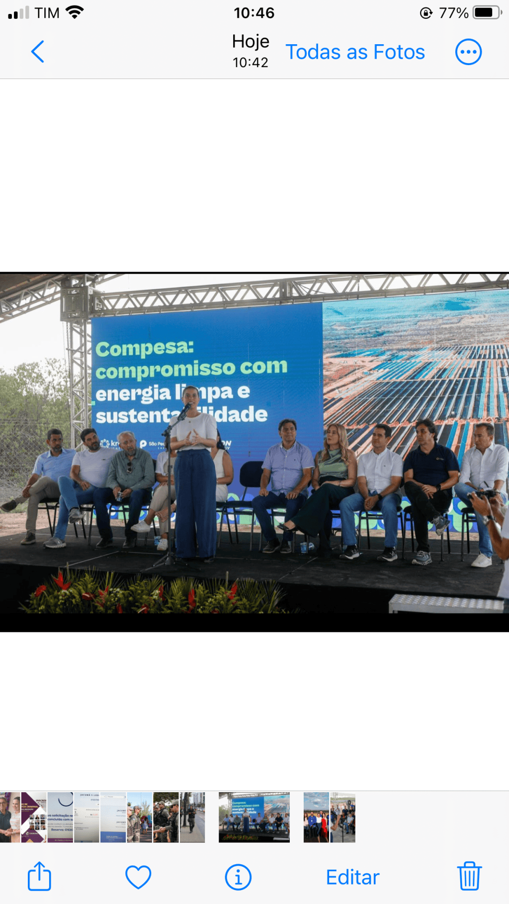 Raquel Lyra inaugura usina solar para abastecer unidades da&nbsp;Compesa