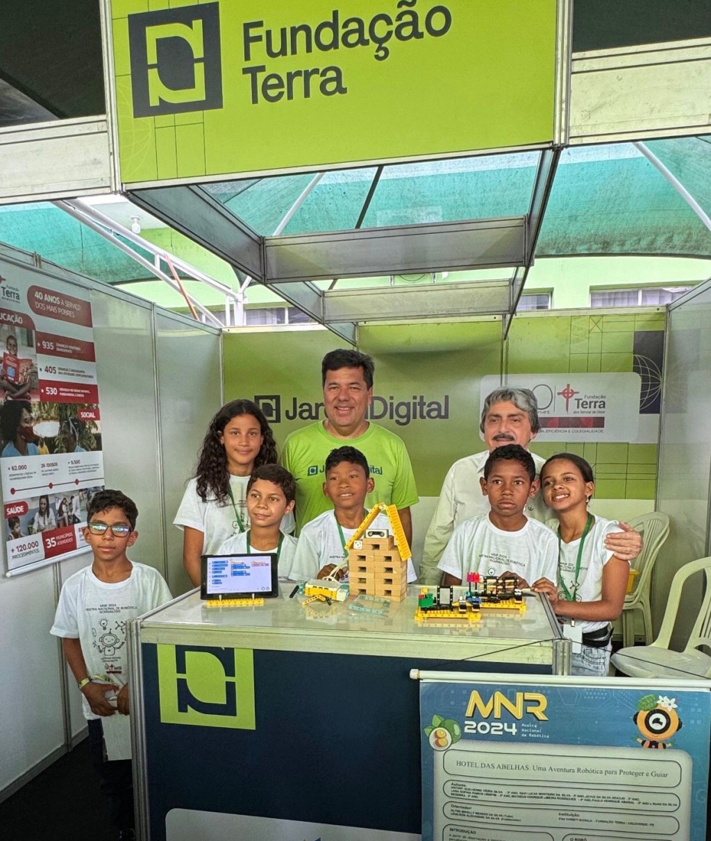 Fundação Terra ganha destaque no Jardim Digital com projeto de robótica para a preservação&nbsp;ambiental