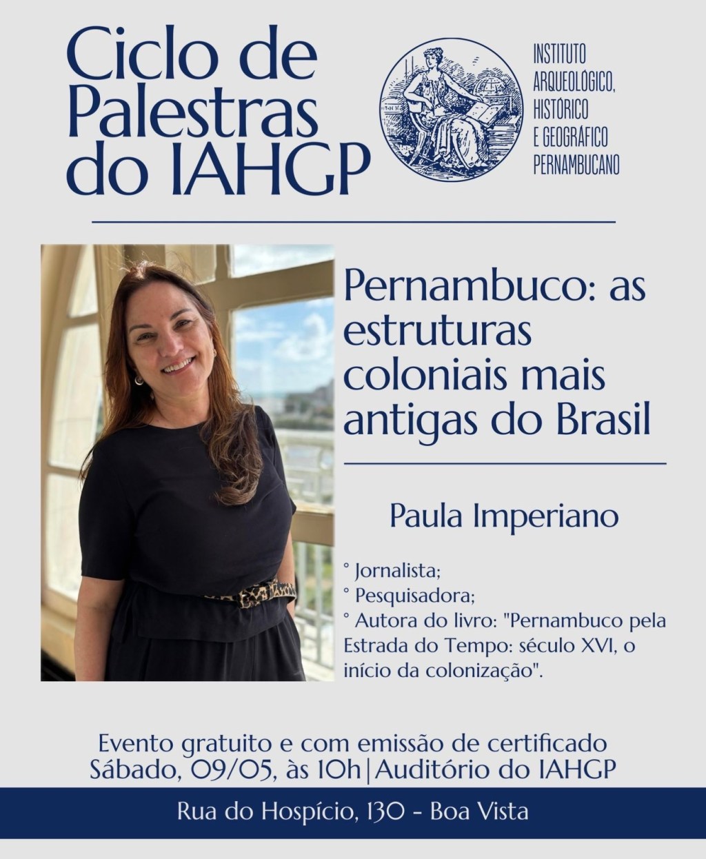 IAHGP promove palestra sobre as estruturas coloniais mais antigas do Brasil neste&nbsp;sábado