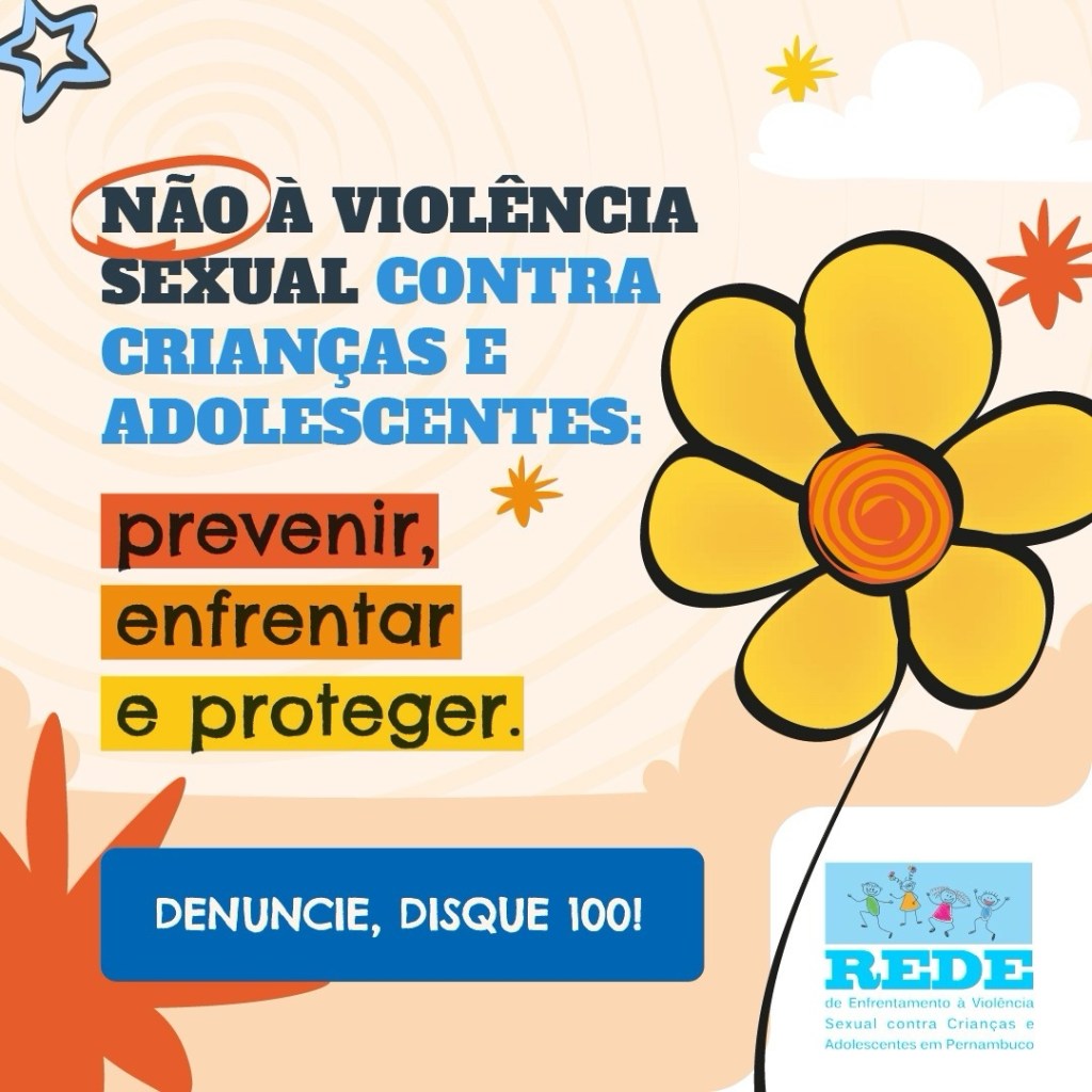 No Derby, ato público marca lançamento de campanha contra a violência sexual de crianças e adolescentes em&nbsp;PE